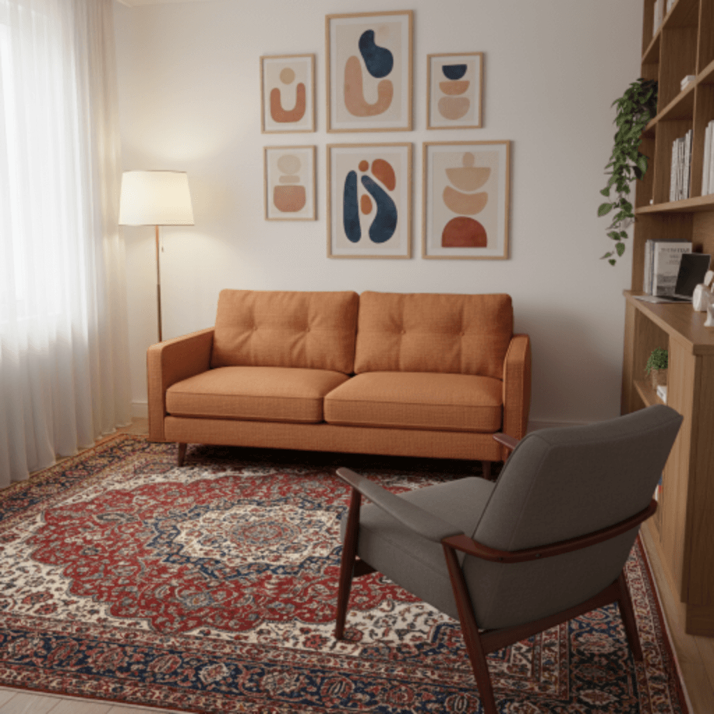 חדר טיפולים בקליניקה של נירה גבאי במושב שואבה